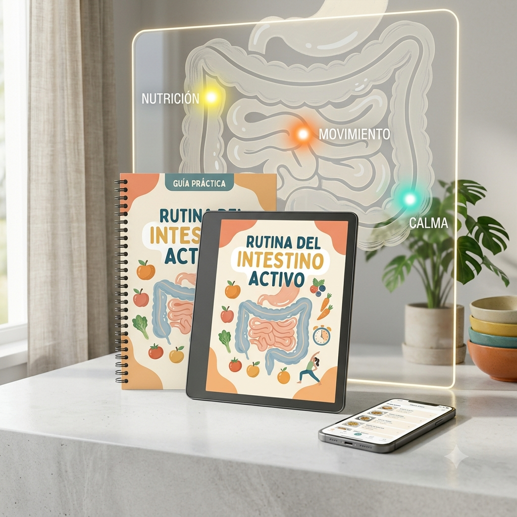Mockup del producto Rutina del Intestino Activo
